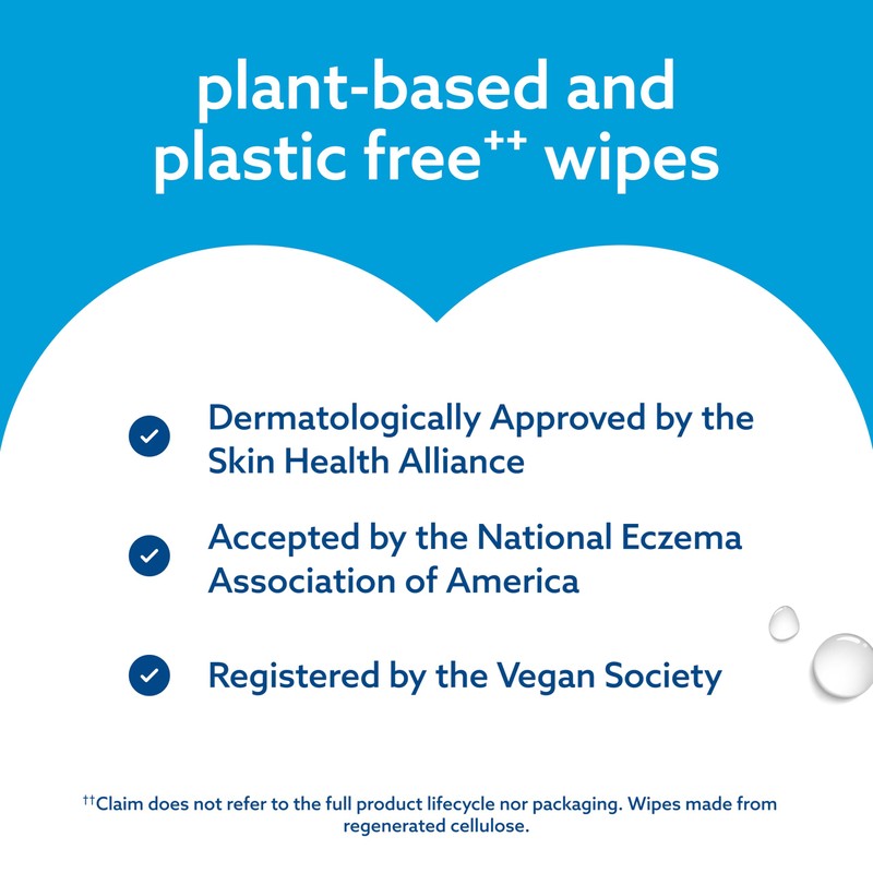 WaterWipes Sensitive+ Newborn & Baby Wipes, 3-In-1 Cleans, Cares, Protects,