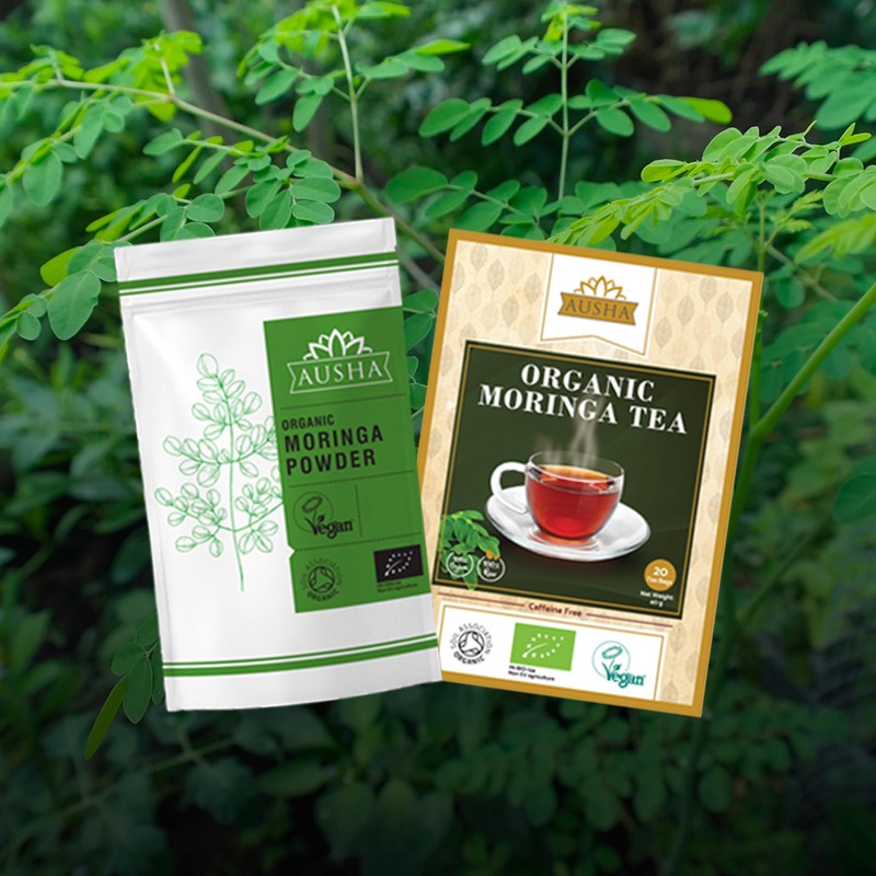 Organic Moringa Powder 100 Grams - Oleifera Leaf | Certified