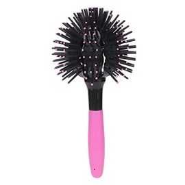 3D Bomb Curl Hair Brush, Peine de Pelo de Bola Redonda de 360 grados Resistencia a Altas Temperaturas Peine de Pelo Rizado 3D Salón de Peluquería