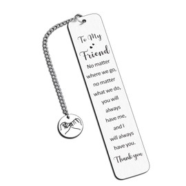 Friend Bookmark Gifts for Women Best Friend Birthday Gift for Her Friendship Gift for Friends Bestie Soul Sister Sentimental Gifts for Best Friends Bookmark Gift for Soulmate Book Lover Christmas Gift
