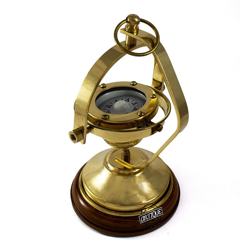 AV Nautical Compass Gimbals Ship/Boat Floating Dial Binnacle Collectible Maritime