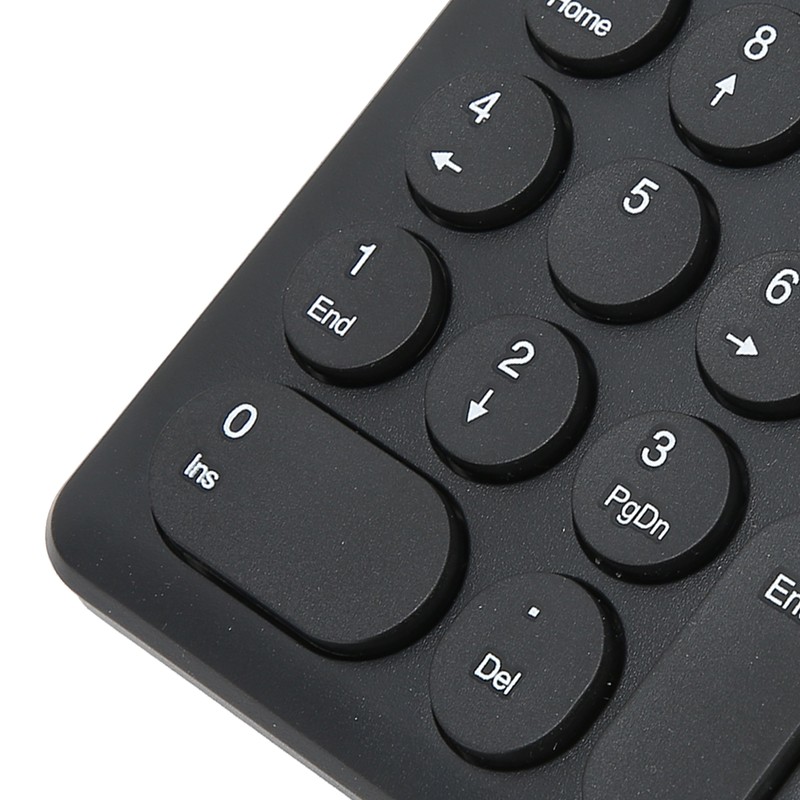 Numeric Keyboard 18 Keys Ergonomic Tilt Design 2.4GHz Wireless Stable