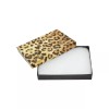 Unbranded Gift Boxes Jewelry Leopard Print Cotton Filled Batting Box