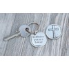 Godfather You are Loved Pewter Keychain and Card