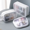 Waterproof Bag Wash Bag Travel Pouch Bath Bag Swim Bag Pink 2ea