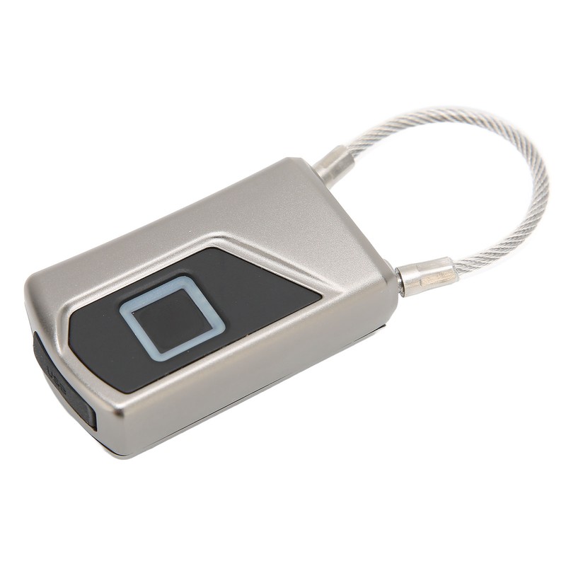 Fingerprint Padlock IP65 Waterproof 0.5S Fast 10 Sets Fingerprints Automatic