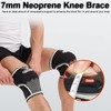 7mm Neoprene Knee Brace for Men Women, Weightlifting Knee Sleeves