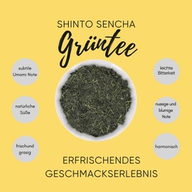 Shinto - 80g Organic Sencha Tea High Grade - JAS Certified Green Tea from 1st Harvest (Ichibancha) - Sencha Green Tea Organic Made with Jikagise Technology - Green Tea Loose by Direct Import from