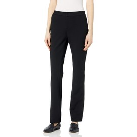 NYDJ Women's Ponte Trouser Pant, black, 12