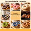 2 Pack Nonstick Donut Baking Pans, 6 Cavity Easy Steel