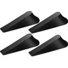 Topes de Puerta, 4 Piezas color Negro. Tope para Puerta,