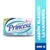 Princesa Jabón Blanco 400g, Paquete de 2 Unidades, Efectivo contra