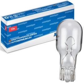 XENOHYPE 10x W16W Premium W2.1x9.5d T15 12 V 16 Watt Glass Base Lamp