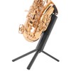Portable Foldable Sax Holder Stand with Foldable Metal Leg Base
