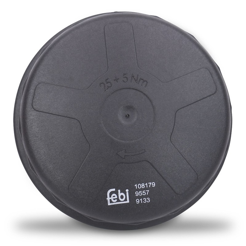 Febi Bilstein 108179 Oil Filter Cap 1 Piece, schwarz