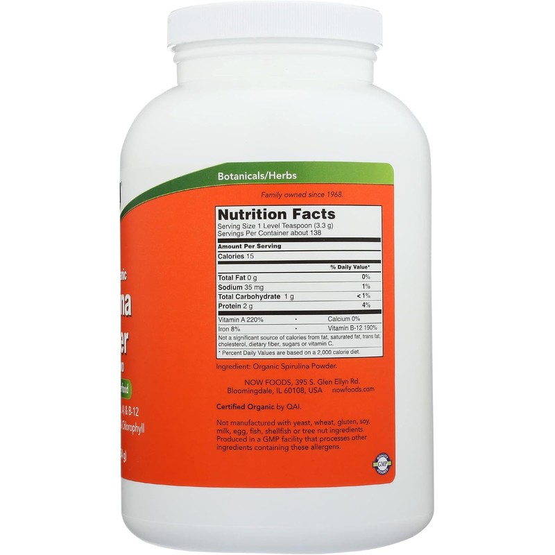 Spirulina Powder - Certified Organic