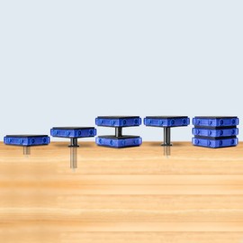 Rockler Bench Cookie Connect - Supportive Gripper Tool for Woodworking Projects - Custom Shapes for Glue-Ups & Cool Gifts for Woodworkers - Non-Slip Woodworking Safety Equipment for Small Part Sanding