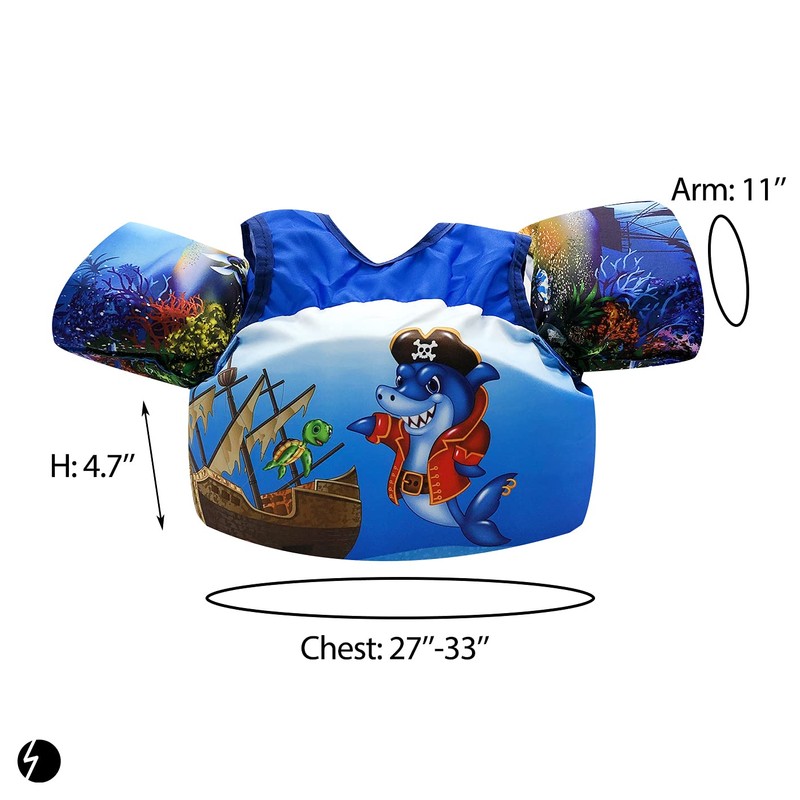 TaktZeit 子供用 水泳 浮き輪 スイムベスト 14KG-25KG