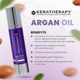 KERATHERAPY Keratin Infused Argan Oil, 1.7 Oz