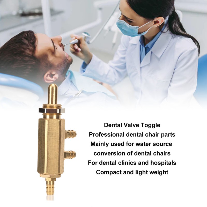 Dental Valve Toggle Copper Professional Long Lasting Dental Chair Pulldown