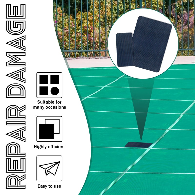 18 Pcs Pool Safety Cover Patch Kit Swimming Pool Cover