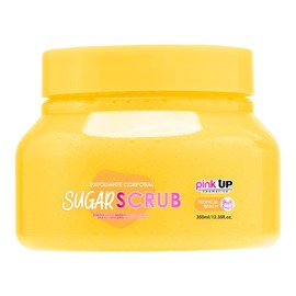 Pink Up | Sugar Scrub | Exfoliante corporal de limpieza profunda | Elimina células muertas y puntos negros | Hidrata con aceite de ricino | Exfoliante corporal | Skin care | 300 ml | Modelo PKSK16
