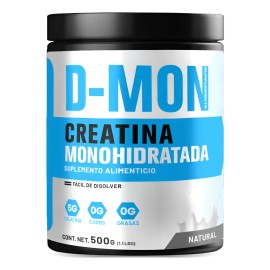 Creatina Monohidratada Mon 500g Sabor Natural Suplemento Deportivo