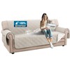 H.VERSAILTEX 100% Waterproof Couch Covers for Pets Modern Slip Covers
