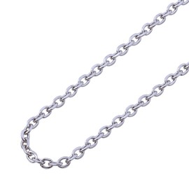 The KISS TCA1011 Azuki Chain, Surgical Stainless Steel Chain, Hypoallergenic, Surgical Stainless Steel