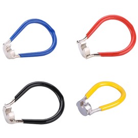 Zynewa Pack of 4 Spoke Wrench Bicycle Universal Bicycle Spoke Wrench Iron Spoke Tensioner Bicycle, Size 10-15 Universal Spoke Wrench for Bicycle, Bicycle Tool Bicycle Spoke Tool