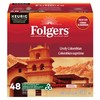 Folgers Lively Colombian Medium Roast Coffee, Single-Serve K-Cup Pods For