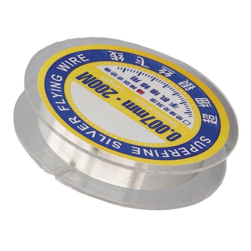 0.007mm Superfine Silver Jumping Wire Stretchable Ultra Fine Electronic Maintenance