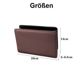 Auto Mülleimer mit Müllbeutel, Mini Mülleimer Auto, Faltbarer Automülleimer, Nappa Leder Automüllbehälter, Hängend Mülleimer für Auto, Auto Kofferraum Organizer, 2 Mülleimer + 1 Rolle Müllsäcke, Braun