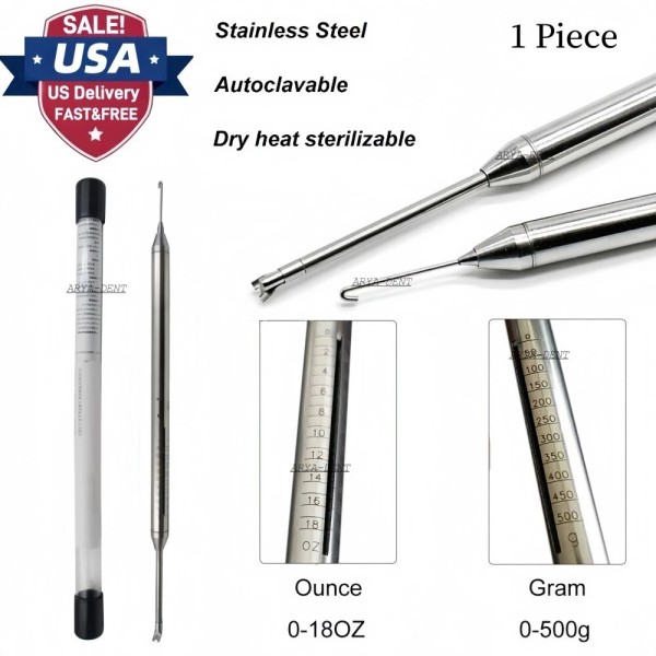 1pc Dental Orthodontic Dynamometer Tension Meter Force Oral Gauge Stress