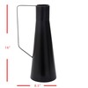 Foreside Home & Garden Black Modern Metal Decorative Vase, 79
