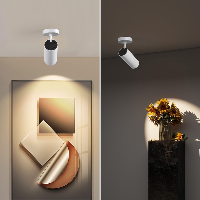 Opulux 12W LED Dimmable Ceiling Spotlight Indoor - Adjustable Wall