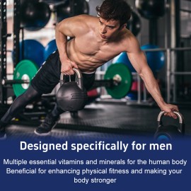 MENXI Multivitamin for Men Mens Multivitamins Daily Nutritional Support, Men's A, C, D