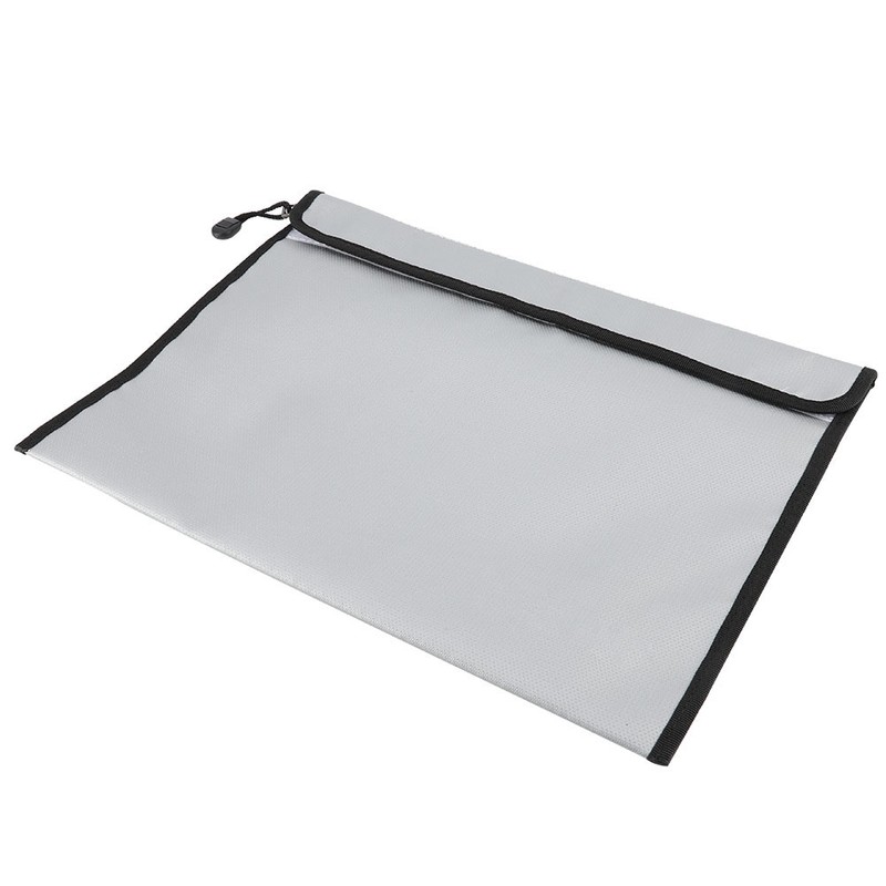 38*28CM Fireproof Waterproof Document Bag File Envolope Safe Storage with