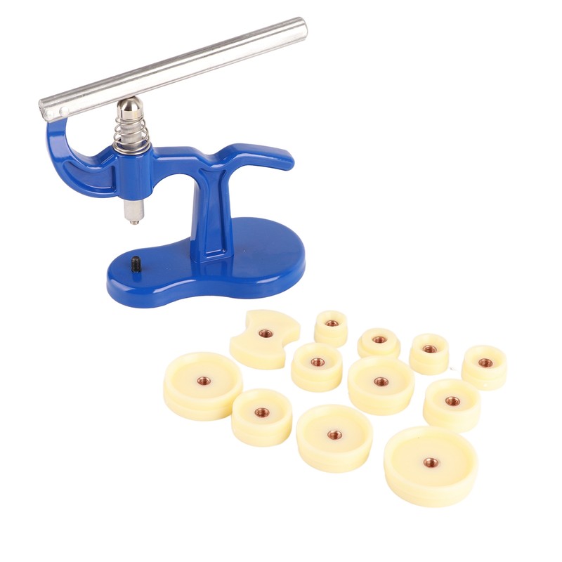 Watch Press Case Closer Back Cover Pressing Tool with 12Pcs