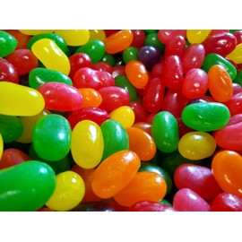 Jumbo Assorted Jelly Beans - 2 lbs of Fresh Delicious Extra Large Strawberry Cherry Lemon Lime Grape Orange Jelly Beans