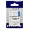 Staedtler 526-S BK3D Eraser Blister Card with 2 Pieces of