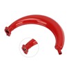 Exhaust Muffler Red Exhaust Silencer Pipe Half Moon Shape 40mm