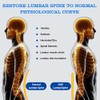 Nvorliy Soporte lumbar de espalda baja y sistema de doble