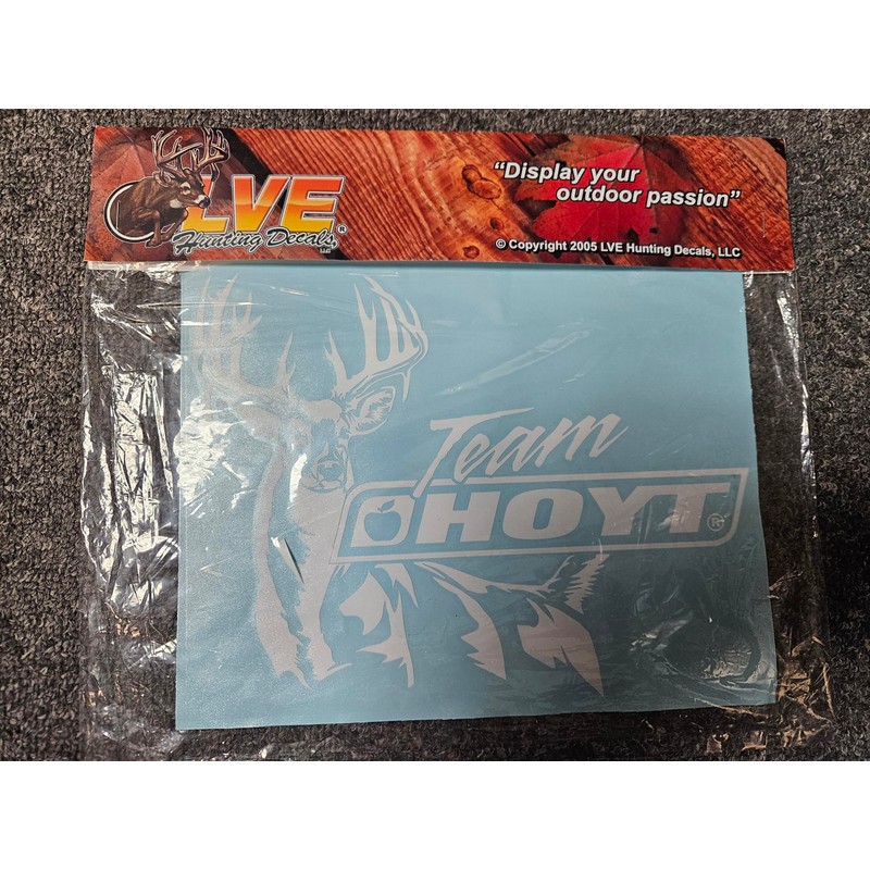 Team Hoyt Archery Bowhunting Deer Hunting White Window Decal