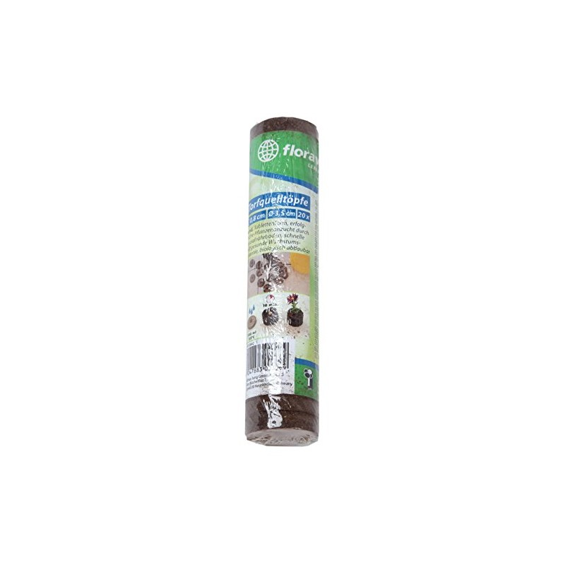 Floraworld 010842 Classic Peat Swelling Pots Set of 20 Natural