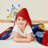 JOPJOLIW Kids Hooded Bath Towel Toddler Beach Towel with Hood,