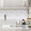 STICKGOO Peel and Stick Backsplash, PVC Wall Tiles Stick on