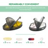 GIIYAA Weekly Pill Organizer (Twice-A-Day), Portable 7 Day Pill Box