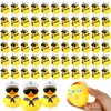 Shappy 36 Pcs Cruise Duck Bulk with Sunglasses Sets 2