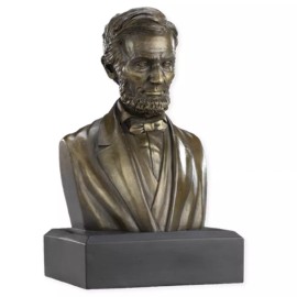 President Abraham Lincoln Bronze 6" Sculpture Bust Collectible Statue New